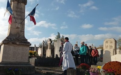 Commémoration des fidèles défunts dans les cimetières de la paroisse