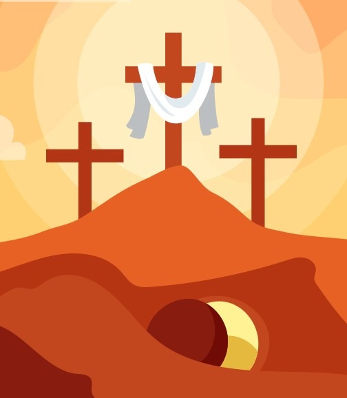 Hand_drawn_Flat_He_is_risen_Easter_Sunday_02_by_Freepik_CS6