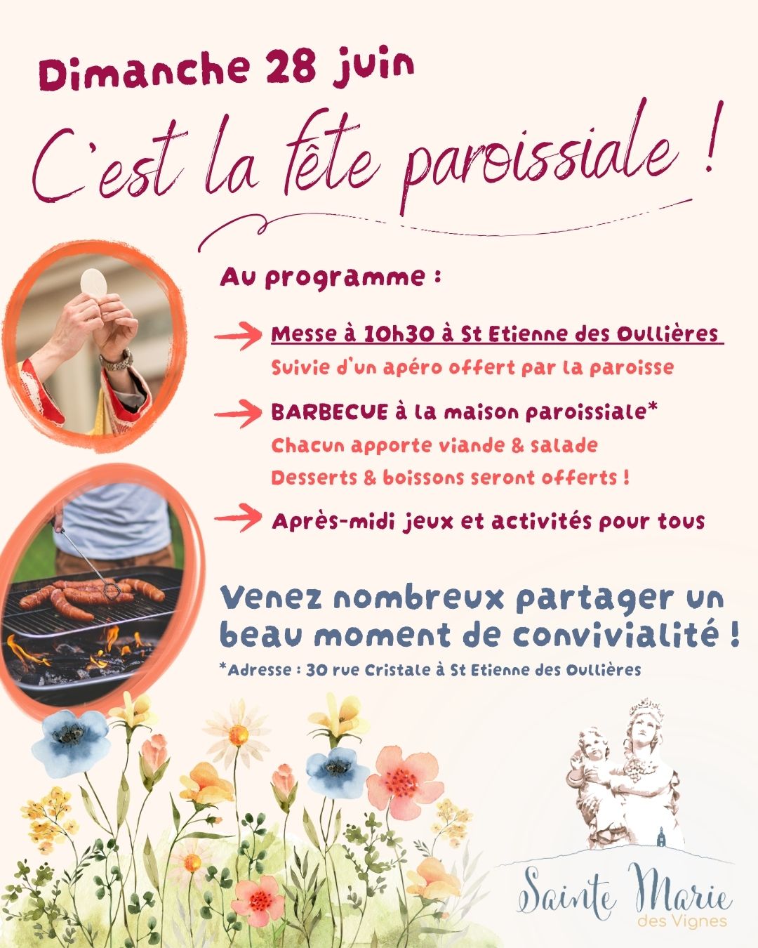Publi fête paroissiale juin 26